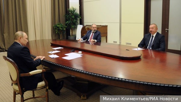 Путин сообщил о трехстороннем разговоре с Пашиняном и Алиевым