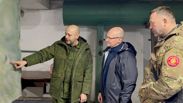 Кириенко посетил бойцов БАРС «Каскад» в Донбассе