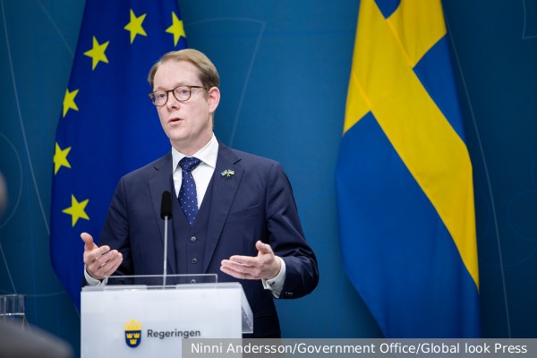 Глава МИД Швеции Билльстрем заявил о приостановке процесса вступления страны в НАТО