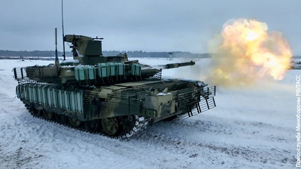 Минобороны показало работу новейших танков Т-90М «Прорыв»