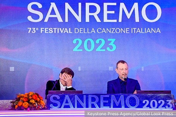 Итальянцы отменили видеообращение Зеленского на фестивале «Сан-Ремо»