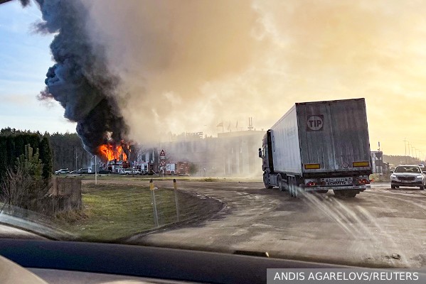 Поставлявший Украине беспилотники завод загорелся в Латвии