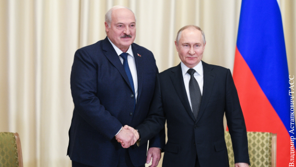 Лукашенко указал на правоту Путина о природе конфликта на Украине