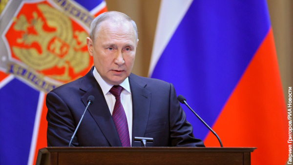 Путин поручил ФСБ поставить заслон на пути диверсионных групп