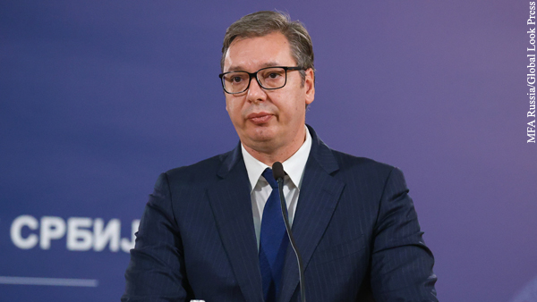 Президент Сербии Вучич заявил, что западные лидеры признались ему в вовлеченности в идущую в Европе войну