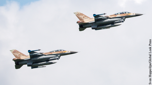 Минобороны РФ: Истребители F-16 ВВС Израиля нанесли ракетный удар по Сирии из северной части Ливана