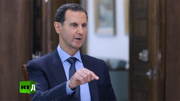 Президент САР Асад: Запад начал третью мировую войну руками нацистов на Украине и террористов в Сирии