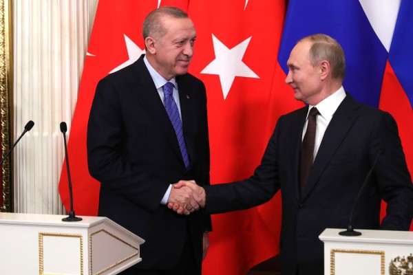 Эрдоган сообщил о возможности визита Путина в Турцию в апреле