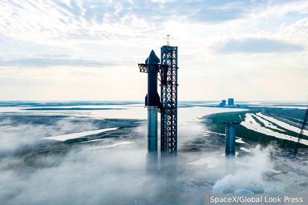 SpaceX отменила первый испытательный полет корабля Starship по техническим причинам