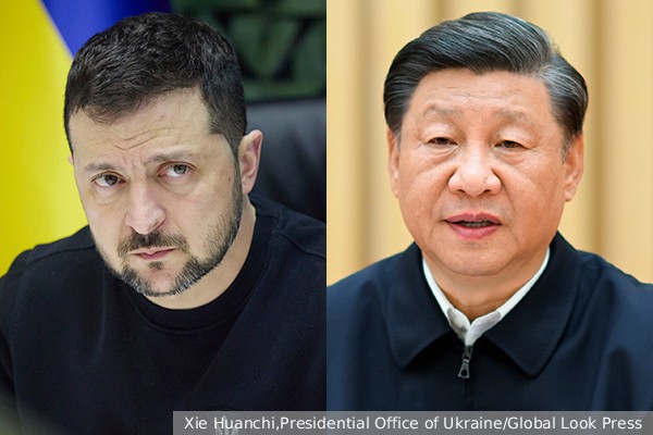 Лидер Китая Си Цзиньпин и президент Украины Владимир Зеленский провели телефонные переговоры