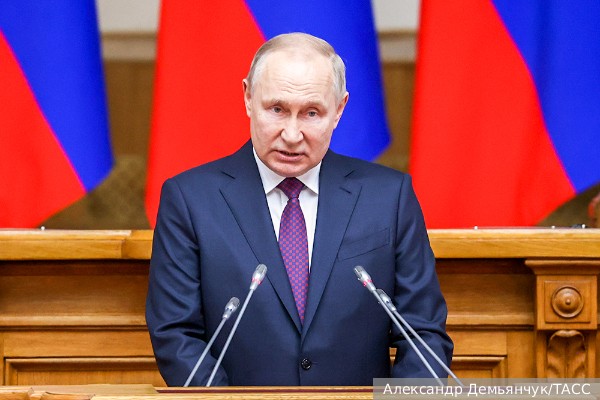 Путин заявил об увеличении реальных доходов россиян