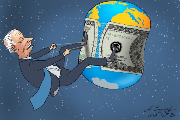 Карикатуры: США затягивают вокруг планеты долларовую удавку