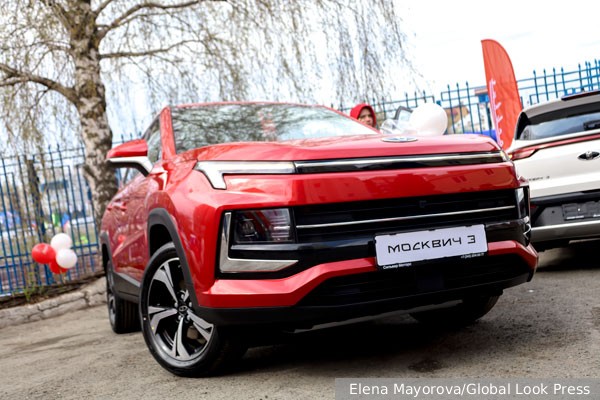 Продажи автомобилей «Москвич» выросли почти в два раза с марта 
