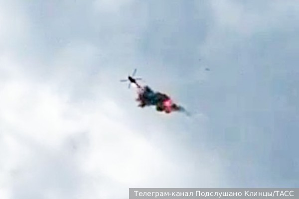 Коммерсант: Два самолета и два вертолета могли быть сбиты в небе над Брянской областью