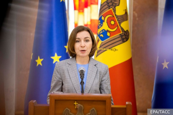 Санду выразила надежду на вступление Молдавии в ЕС вместе с Приднестровьем к 2030 году