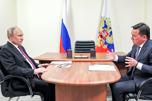 Путин пожелал Воробьеву успеха на выборах губернатора Подмосковья