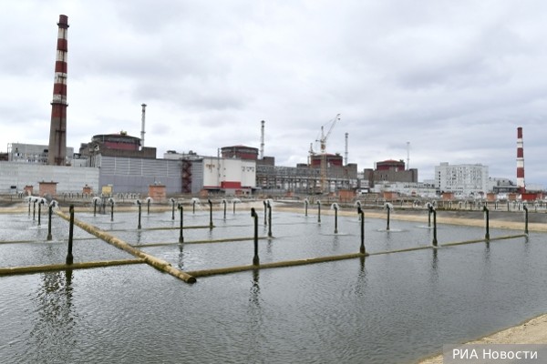 В Росэнергоатоме назвали источники пополнения водой пруда-охладителя Запорожской АЭС
