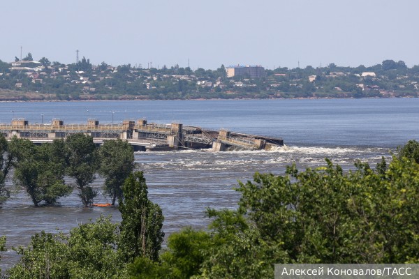 Председатель движения Мы вместе с Россией Рогов заявил об увеличении скорости падения уровня воды в Каховском водохранилище