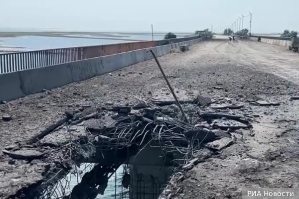 Началось восстановление Чонгарского моста