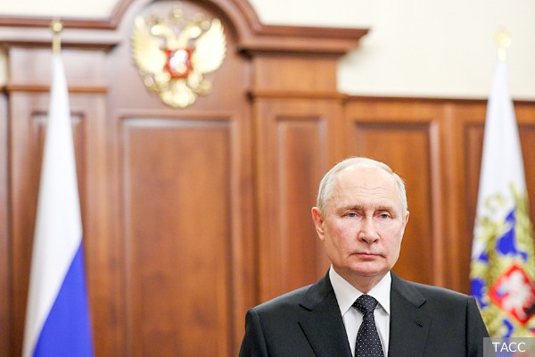 Путин заявил о неизбежности провала мятежа