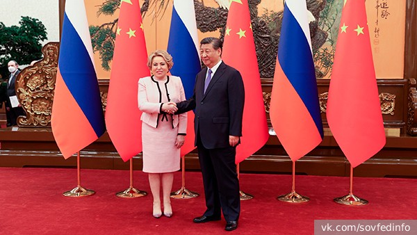 Матвиенко: Россия может рассчитывать на твердое дружеское плечо Китая 
