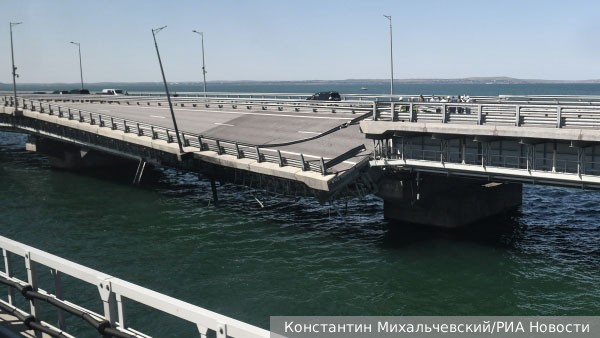 Для восстановления Крымского моста решили построить временный 