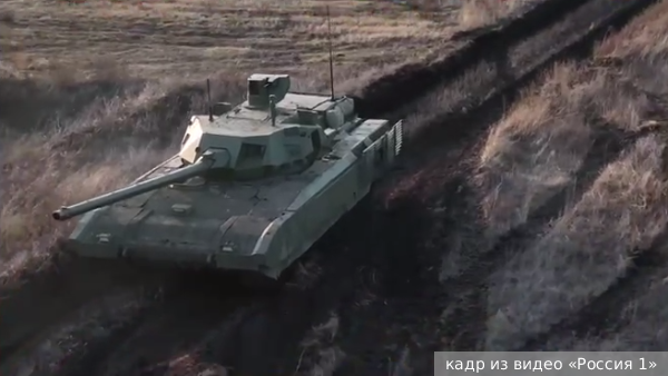 В России сообщили о боевом применении новейших танков «Армата»