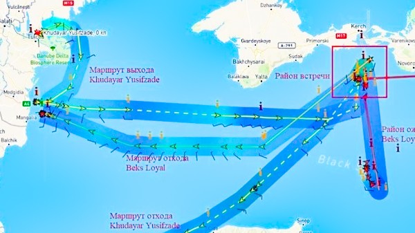 Опубликованы маршруты кораблей, с которых могли атаковать Крымский мост