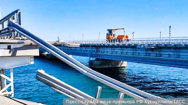 Сроки восстановления Крымского моста продлили до конца года