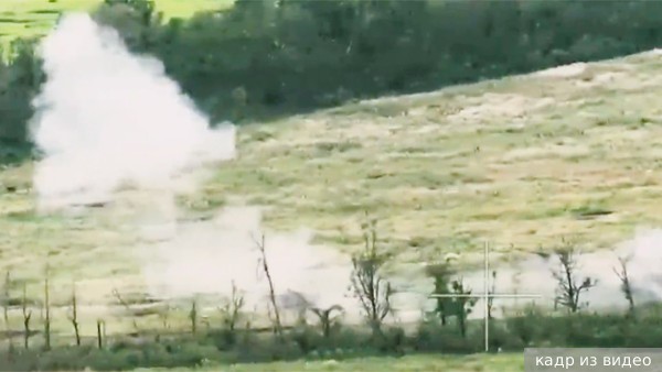 Военкоры показали уничтожение шведской БМП ВСУ из гранатомета