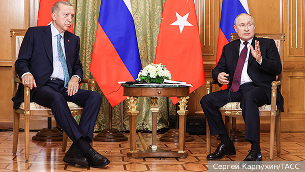 Путин назвал конструктивными переговоры с Эрдоганом