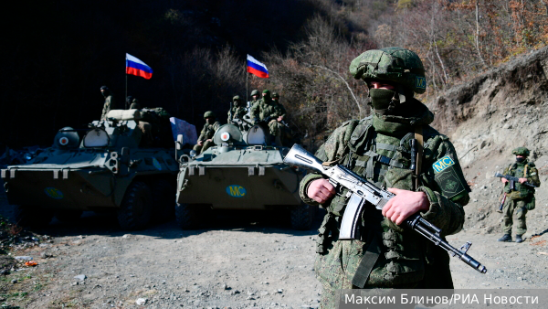 Пашинян обвинил российских миротворцев в провале миссии в Карабахе