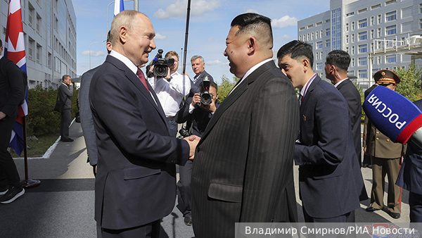 Северокорейская пресса назвала эпохальной встречу «товарища Путина и товарища Ким Чен Ына»