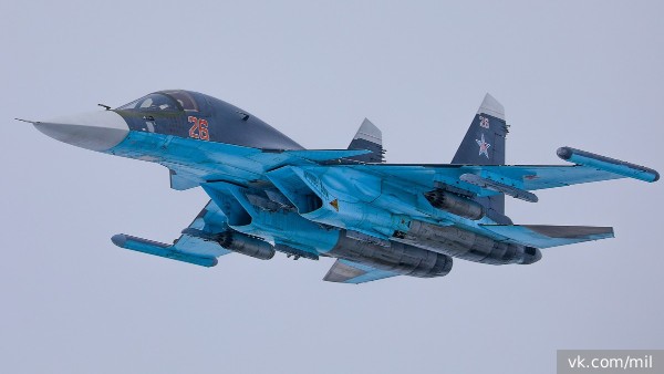 Российские Су-34 поразили пункты управления беспилотниками ВСУ