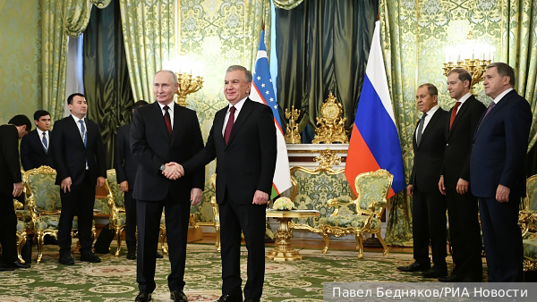 Путин назвал союзническими отношения России и Узбекистана