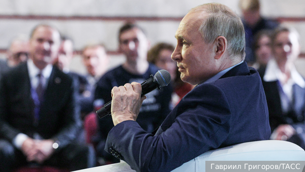 Путин: Запад хотел «победить Россию на поле боя», а сейчас поет по-другому