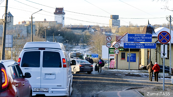 В Эстонии допустили перекрытие КПП на границе с Россией