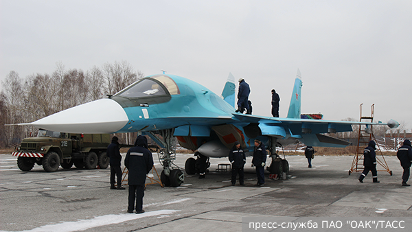ВКС России передали новую партию бомбардировщиков Су-34