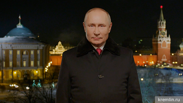 Песков опроверг публикации о перезаписи новогоднего обращения Путина 