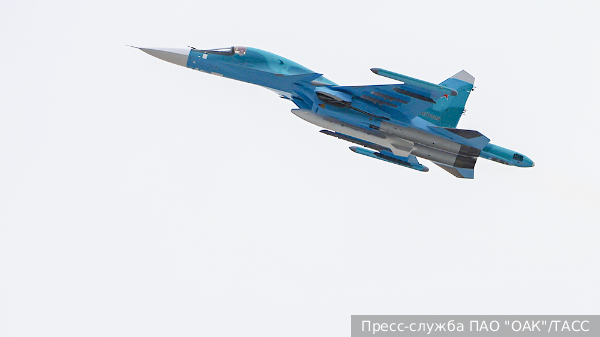 Российские Су-34 сбросили на укрепрайон ВСУ бомбы ФАБ-500