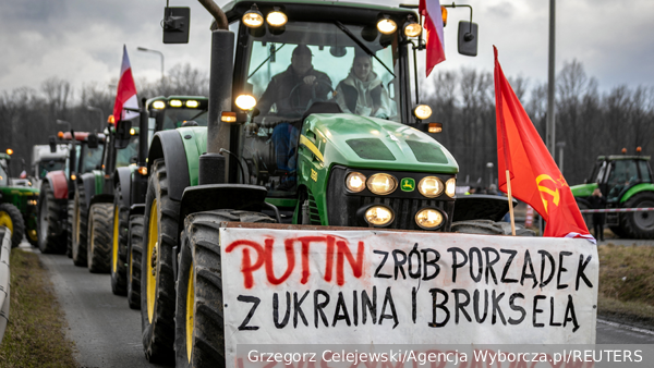 Варшава послала силовиков к фермерам после воззвания к Путину