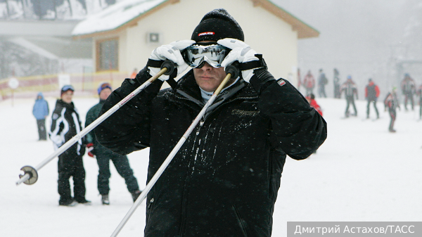 Путин рассказал об удовольствии кататься на лыжах