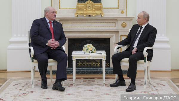 Путин и Лукашенко начали переговоры один на один в Кремле