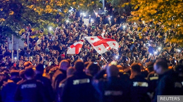 Радикалы в Грузии пообещали «кровавую ночь» против «русского закона»