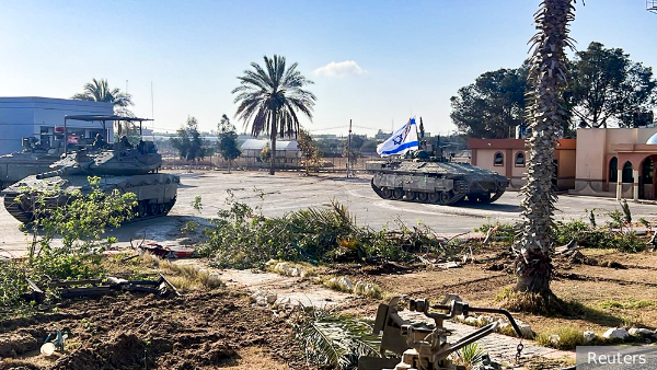 ЦАХАЛ взял под контроль КПП Рафах на границе Газы с Египтом