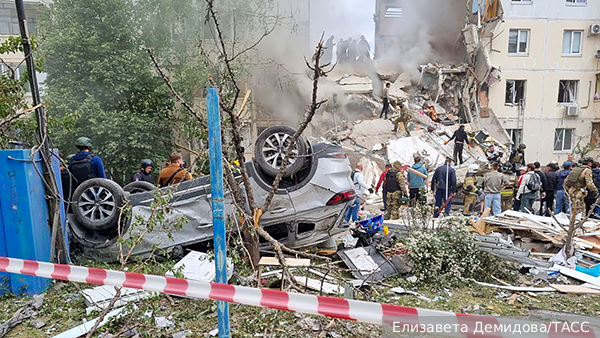 СК возбудил дело о теракте после обстрела жилого дома в Белгороде