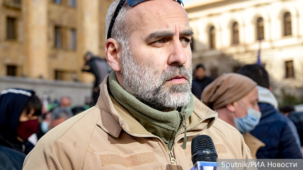 Лидер антироссийского «Антиоккупационного движения Грузии» задержан на акции протеста в Тбилиси