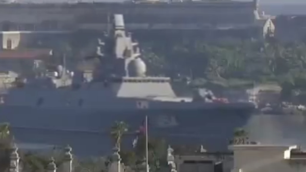 В порт Гаваны зашли корабли ВМФ России