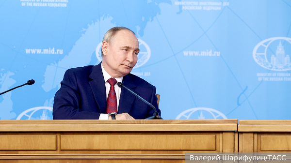 Путин: Эгоизм и высокомерие Запада привели к точке невозврата