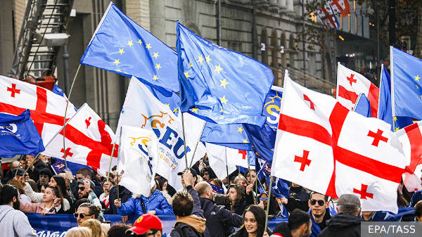 ЕС заявил о фактической приостановке процесса вступления Грузии в союз
